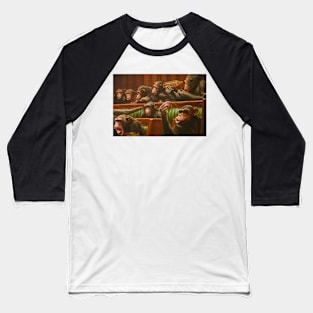 Banksy Devolved Parliament Art Baseball T-Shirt